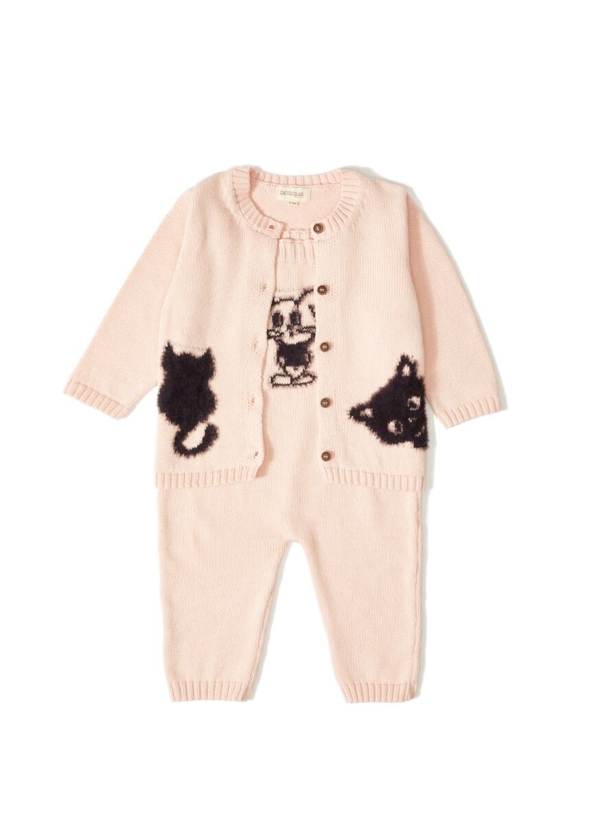 Organic Cotton Cat Outfit & Set Uludağ Triko 1061-21030 - Tivoli Mini