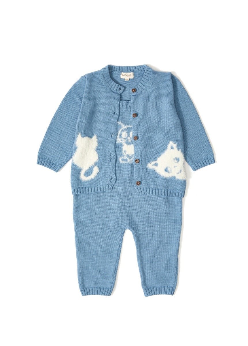 Organic Cotton Cat Outfit & Set Uludağ Triko 1061-21030 - Tivoli Mini