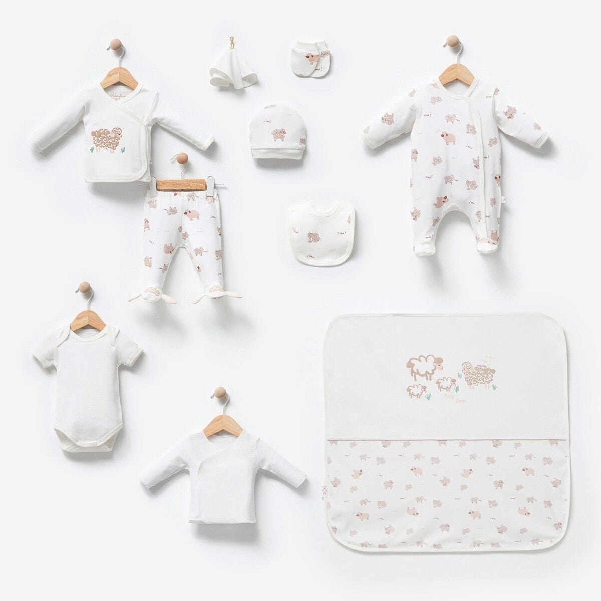 Unisex Bebek 10'lu Yenidoğan Takım 0M Babyline 2015-BBLN-9569 - Tivoli Mini