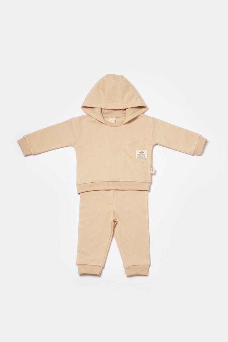 Unisex Bebek 2'li Sweatshirt ve Pantolon Takımı 3-24M %100 Organik Pamuk Cosy 2022-CSY8003 - Tivoli Mini