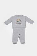Unisex Bebek 2'li Sweatshirt ve Pantolon Takımı 3-24M Organik Pamuk Baby Cosy 2022-CSY8024 - Tivoli Mini