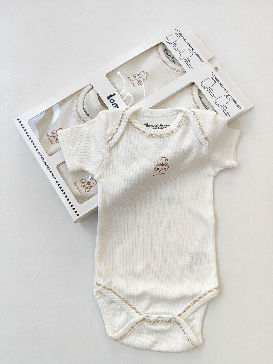 Unisex Bebek Body 0-12M Tomuycuk 1074-20304 - Tivoli Mini