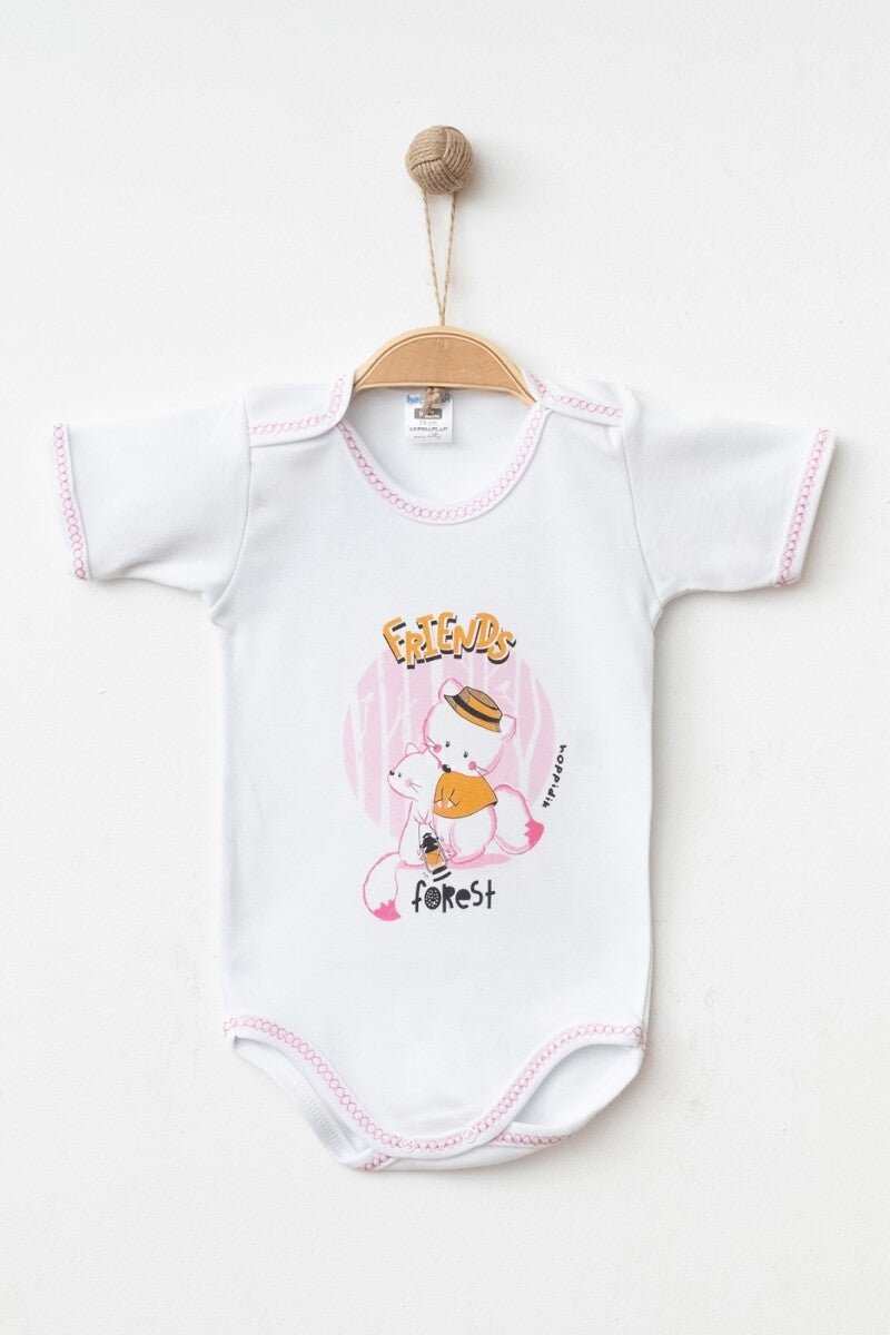 Unisex Bebek Çıtçıtlı Badi 9-18M Hoppidik 2017-7135 - Tivoli Mini