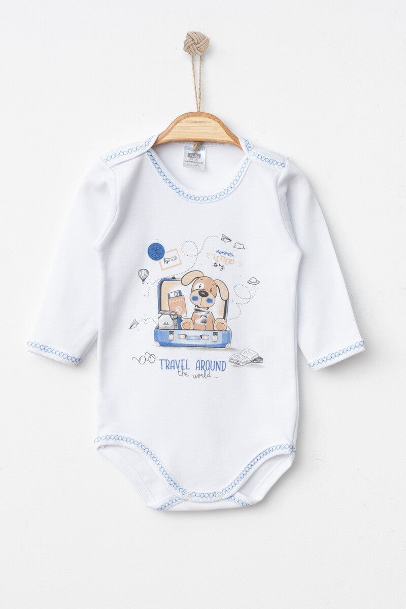Unisex Bebek Çıtçıtlı Badi 9-18M Hoppidik 2017-7172 - Tivoli Mini