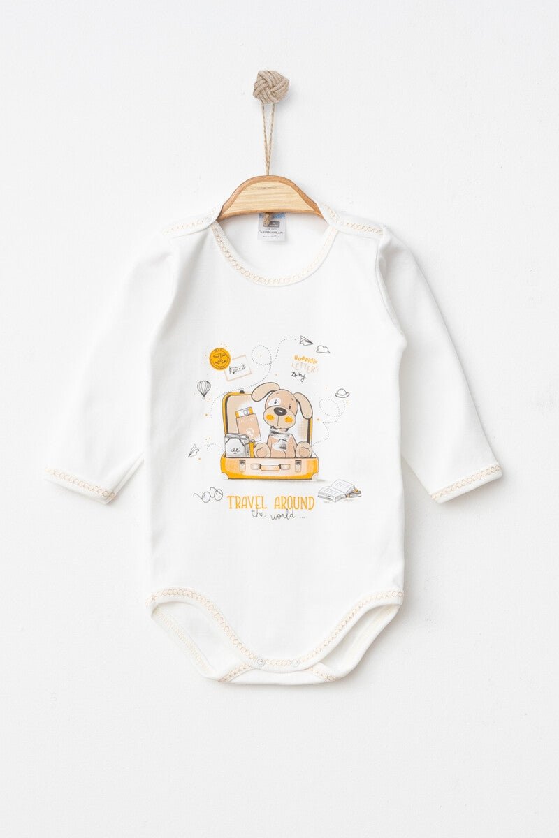 Unisex Bebek Çıtçıtlı Badi 9-18M Hoppidik 2017-7172 - Tivoli Mini