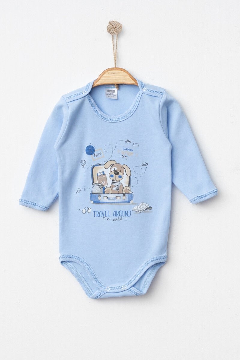 Unisex Bebek Çıtçıtlı Badi 9-18M Hoppidik 2017-7172 - Tivoli Mini