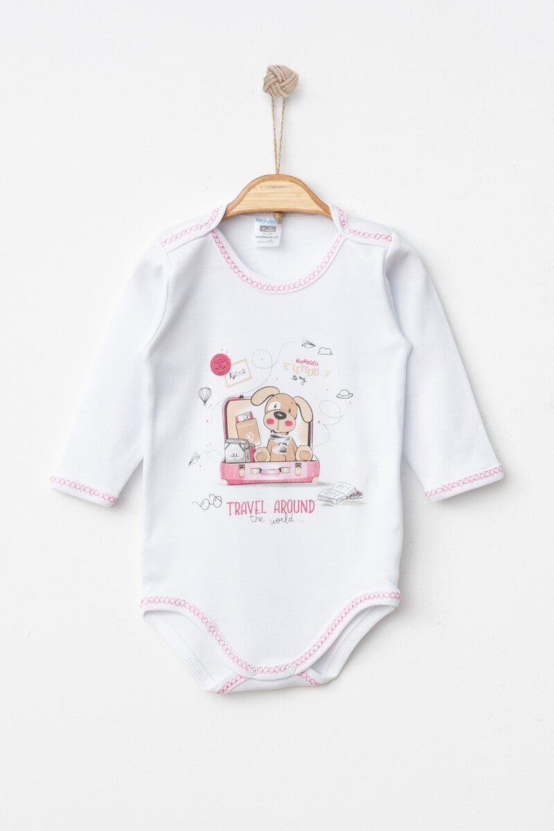 Unisex Bebek Çıtçıtlı Badi 9-18M Hoppidik 2017-7172 - Tivoli Mini