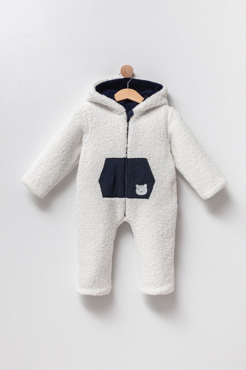 Unisex Bebek Fermuarlı Tulum 0-12M Babyline 2015-9-849 - Tivoli Mini