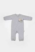 Unisex Bebek Fermuarlı Tulum 3-24M %100 Organik Pamuk Baby Cosy 2022-CSY8028 - Tivoli Mini