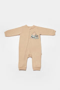 Unisex Bebek Fermuarlı Tulum 3-24M %100 Organik Pamuk Baby Cosy 2022-CSY8031 - Tivoli Mini