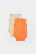 Unisex Bebek Modal 2'li Askılı Badi 0-24M Baby Cosy 2022-CSYM11117 - Tivoli Mini