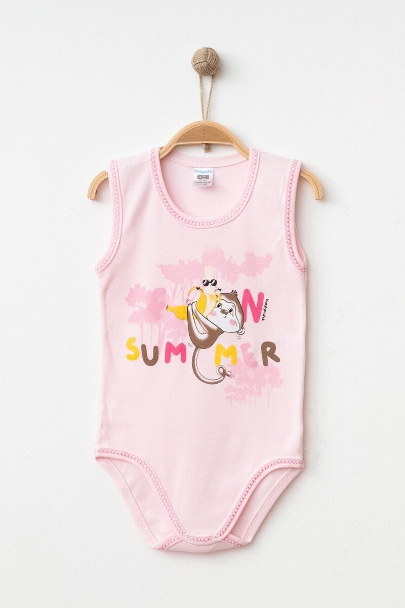 Unisex Çocuk Baskılı Badi 2-4Y Hoppidik 2017-7166 - Tivoli Mini