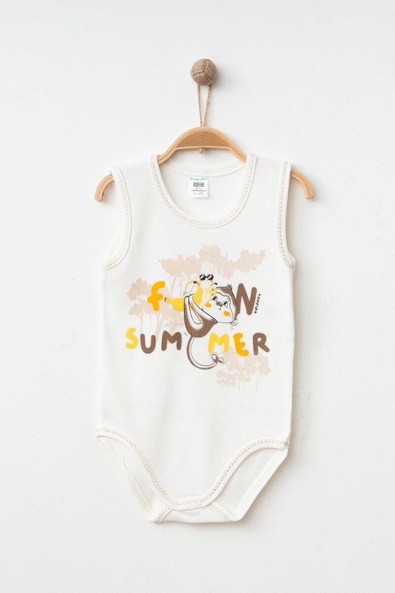 Unisex Çocuk Baskılı Badi 2-4Y Hoppidik 2017-7166 - Tivoli Mini