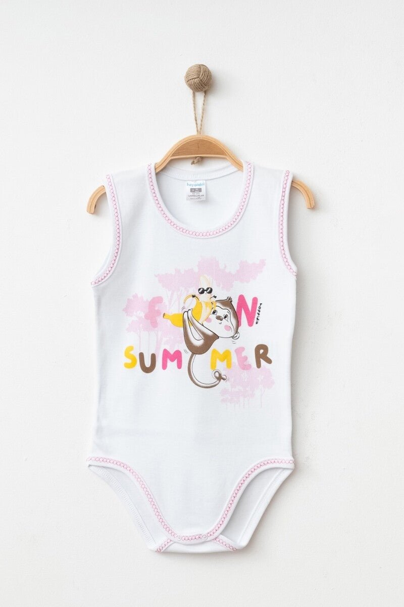 Unisex Çocuk Baskılı Badi 2-4Y Hoppidik 2017-7166 - Tivoli Mini