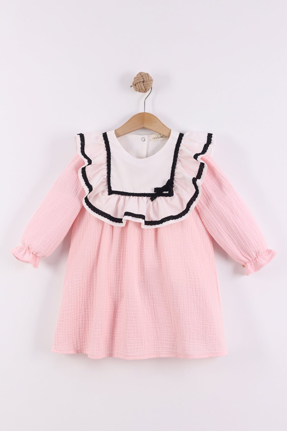 Yakalı Müslin Elbise - Tivoli Mini